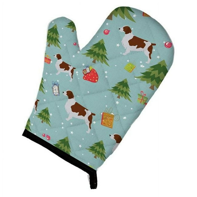 Carolines Treasures BB4824OVMT Christmas Welsh Springer Spaniel Oven Mitt