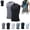 Gray+Black, variant on V Boost Compression Shirt, V Boost V2 Compression Shirt Men Quick-Drying Wicking Breathable Undershirt, Perfect fit