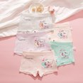 thumbnail image 3 of Esaierr 2-9 Years Girls Underwear Boxer Briefs for Toddler Kids 4PCS Colorful Cotton Cartoon Print Boxer Briefs Shorts Underwear, 3 of 6