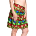 thumbnail image 2 of HAPPY BAY Women's Beachwear Summer Bikini Wraps Beach Wrap Swimwear Coverups Sarong Cover up Skirt Bathing suit Pareo for Women One Size Sangria, Tropical Floral, 2 of 5
