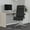 Black, variant on Merrick Lane Indoor High-Back Office Desk Chair with Padded Arms, Black