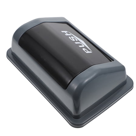 YOSADIER Replacement Trash Can Lid Grey Plastic Waste Bin Lid Fit for Kitchen Bathroom Outdoor Use 1 Piece