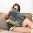 thumbnail image 7 of Elevate Your Space: Blue and Grey Abstract Art Pillow Covers, Gallery Modern Decorative 20x20 Inch Set of 2 - Enhances Bedroom, Sofa and Living Room Decor, 7 of 7