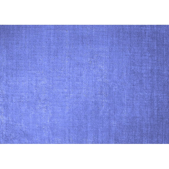 Ahgly Company Machine Washable Indoor Rectangle Oriental Blue Industrial Area Rugs, 2' x 5'