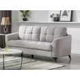 thumbnail image 2 of Modern Sofa Set 3pc Sofa Loveseat Chair Tufted Light Gray Fabric Upholstered Stylish Comfortable Living Room Furniture, 2 of 6