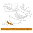thumbnail image 3 of For 11-14 TSX 4DR Front Upper Grille Trim Molding Chrome AC1217102 71123TL2A51, 3 of 5