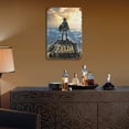 thumbnail image 6 of Vintage Tin Signs The Legend of Zelda Retro Metal Sign Retro Garage Poster Bar Wall Sign Vintage Pub Sign Home Wall Decor 8x12 Inch, 6 of 7