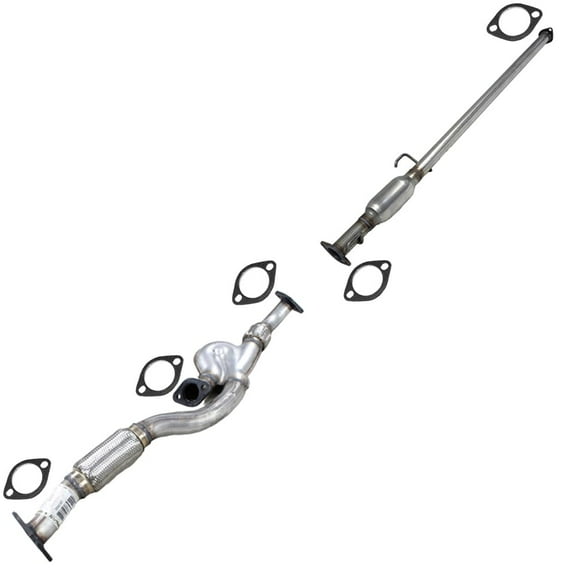 Northeastern Exhaust Stainless Steel Front Pipe & Resonator Fits 2005–2008 Hyundai Tucson & Kia Sportage 2.7L A.W.D – Direct Fit