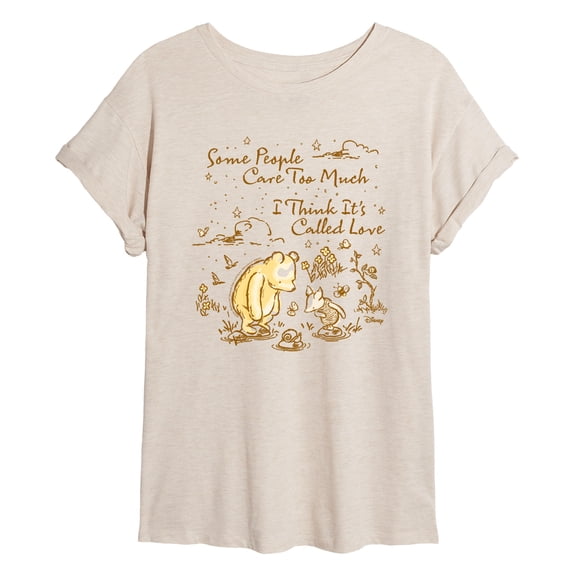 Winnie The Pooh - Care Too Much Its Love Relaxed Fit T-Shirt