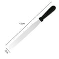 thumbnail image 2 of TNOBHG Dishwasher Safe Spatula Cream Spatula Stainless Steel Cake Spatula with Ergonomic Handle for Home Kitchen Bakery, 2 of 8