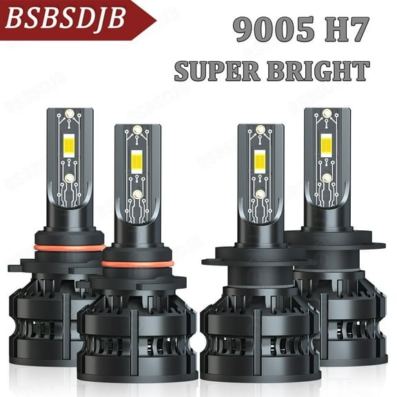 For Mitsubishi Outlander 2016-2020 Front LED Headlight High Low Beam Bulbs