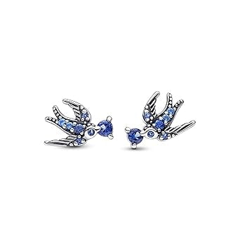 Pandora Sparkling Swallow Stud Earrings
