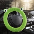 thumbnail image 4 of Fairnull Car Steering Wheel Cover Fluffy Ultra Soft Wool Blend Universal Cartoon Steering Wheel Protector Car Interior Accessories, 4 of 9