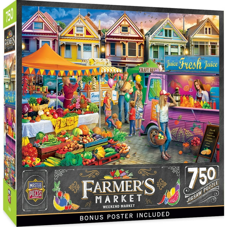 MasterPieces 750 Piece Jigsaw Puzzle for Adults - Weekend Market