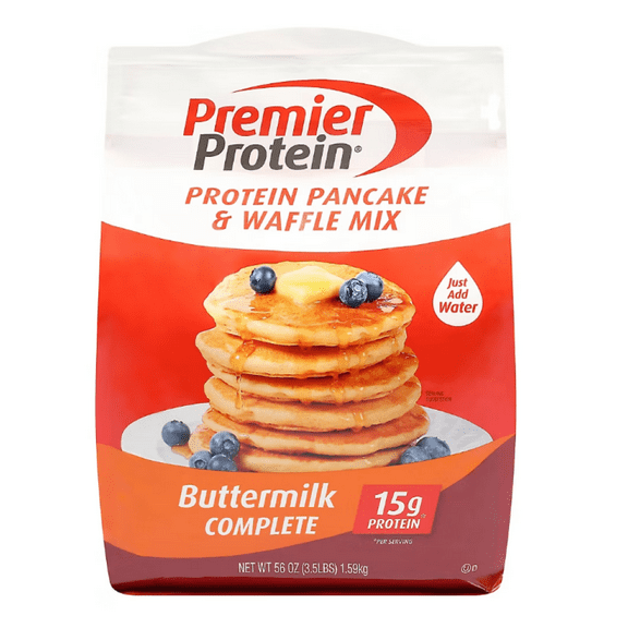 PREMIER PROTEIN PROTEIN PANCAKE & WAFFLE MICX BUTTERMILK COMPLETE 15G PROTEIN PER SERVING  (3.5 LB )