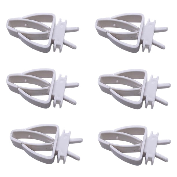 Clips para comedero de pájaros de 6 piezas, juguetes de forraje, cesta de almacenamiento de alimentos para mascotas, suministros para pájaros, soporte Sunnimix Pinza para comedero de pájaros