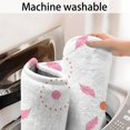 thumbnail image 4 of 20x32 Inch Ultra Soft Faux Bath Mat Non Slip Absorbent Microfiber Bathroom Rug, Colorful Bricks, Patterns, 4 of 4