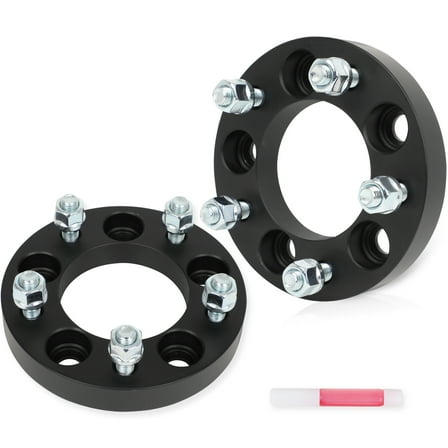ECCPP fit for 1991-2005 for GMC Jimmy 5x4.75 to 5x5 Wheel Spacers Adapters Spacers 1 inch 5 lug with Studs 12x1.5 Centric Bore 87.1mm