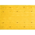 thumbnail image 1 of Ahgly Company Indoor Rectangle Solid Yellow Modern Area Rugs, 6' x 9', 1 of 4
