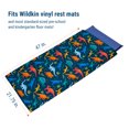 thumbnail image 6 of Wildkin Jurassic Dinosaurs Boys Rest Mat Cover in Blue Slumber Bags & Nap Mats, 6 of 9
