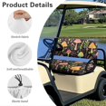 thumbnail image 6 of HUIACONG Mushroom Pattern Heavy Duty Golf Cart Seat Covers 2 Piece for Outdoor Golf, Golf Cart Seat Cover Comfortable, 6 of 7