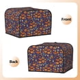 thumbnail image 2 of KLL Thanksgiving Turkey 2 Print 4 Slice Toaster Dust Covers Kitchen Small Appliance Cover with 2 Pockets,Can hold Jam Spreader Knife & Toaster Tongs (12.4 x 10.6 x 8.2), 2 of 6