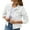 White, variant on Women's Classic Denim Jacket Button Down Lightweight Comfortable Stretchable Casual Coat With Pockets
