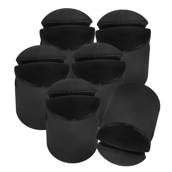 LITINKIMI Parents Trampoline Pole Caps Black 6Pcs 2.2x1.5x1.5in