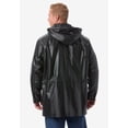 thumbnail image 2 of KingSize Men's Big & Tall Hooded Leather Parka, 2 of 5