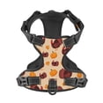 thumbnail image 4 of Lsque Thanksgiving Turkey and Pumpkin Dog Harness, No-Pull Pet Harness with 2 Leash Clips, Adjustable Soft Padded Dog Vest with Easy Control Handle for Large Dogs-X-Large, 4 of 9