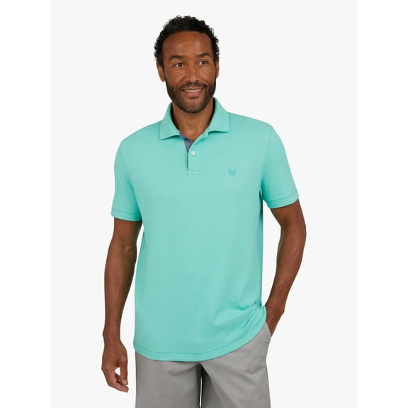 Chaps Men's and Big Men's Short Sleeve Birdseye Polo Shirt, Sizes S-3XL