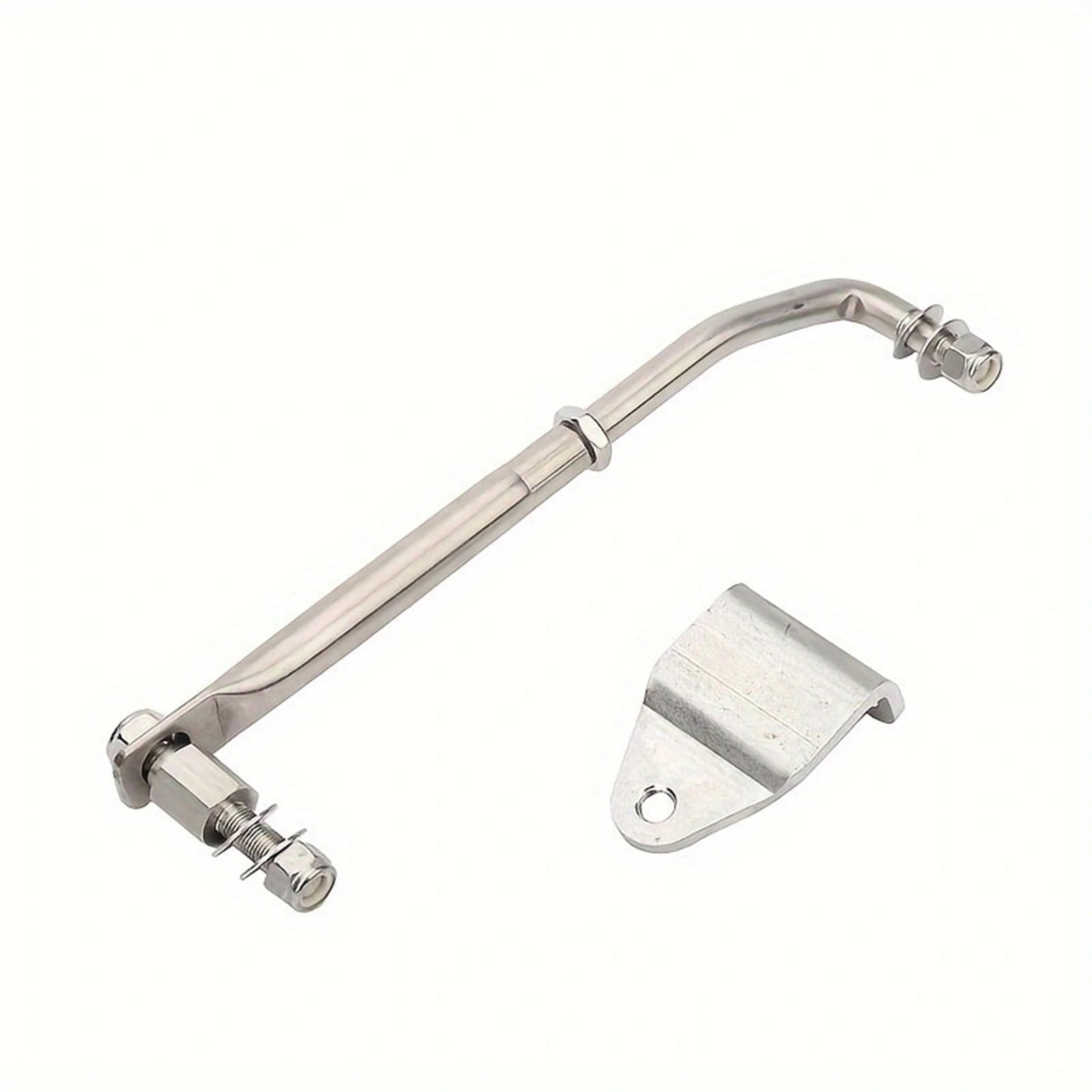 Erosion Resistant Steel Boat Steering Linkage Adjustable Length General Fit Steering Link Rod set for 15HP to 200HP