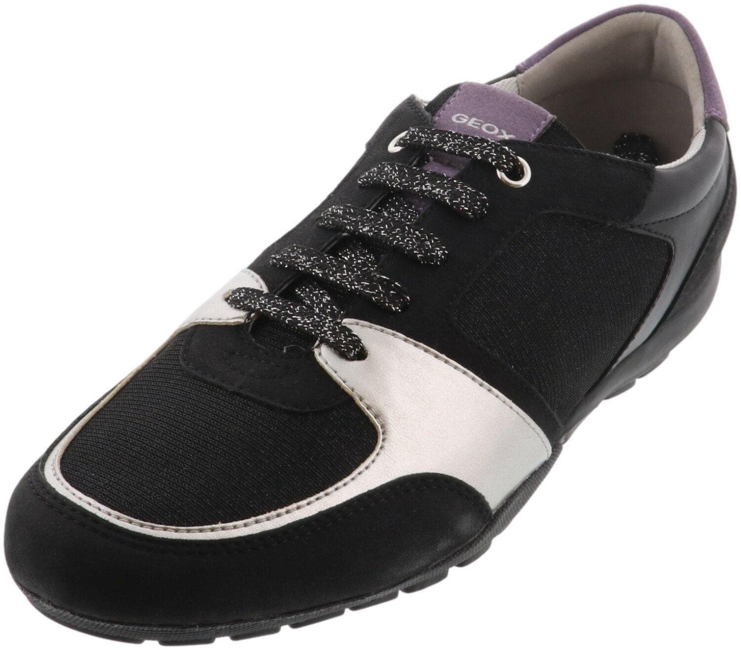 Geox Women's Ravex B Glitter Fabric Black Low Top Sneaker - 10.5 M |  Walmart Canada