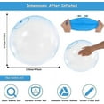 thumbnail image 3 of Juguete de bola de burbujas para niños, bola de burbujas de agua inflable gigante, bola de playa, bola de jardín para jugar al aire libre en interiores, bolas de gelatina de goma suave, 3 of 5