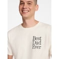 thumbnail image 4 of Father's Day Men's Best Dad Ever Chest Graphic Tee by Way to Celebrate, Sizes XS-5XL, 4 of 5