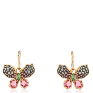 Swarovski Lifelong Heart Crystal Drop Earrings, Sparkly White