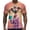 Orange, variant on Playful Funny Old Man Animal Print Tee For – Quirky Graphic Short Sleeve Shirt For Casual Everyday Wear Men T Shirts Orange Xxl