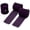 Dark Purple, variant on 3 Rolls Chiffon Ribbon, Frayed Fringe Silk Ribbon for Gift Wrapping, Handmade Ribbons for Floral Vase Decoration, Wedding, Birthday, Engagement, Bridal Shower 1.5''x5.5Yd /Roll