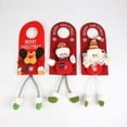 thumbnail image 5 of Adornos navideños para el hogar Colgantes navideños para puerta Colgador de puerta de Papá Noel para Navidad Decoración de Año Nuevo 2024, 5 of 5