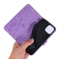 thumbnail image 2 of iPhone 11 Pro Max 6.5" Case Wallet, Allytech PU Leather Slim Lightweight Shockproof Cards Holder Full Protection Folio Flip Shell Anti-slip Hand Strap Covers for Apple iPhone 11 Pro Max,Lightpurple, 2 of 5