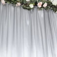 thumbnail image 5 of BalsaCircle 8x10 feet Silver Satin Curtain Wedding Photography Backdrop Panel Party Events Decorations Supplies, 5 of 8