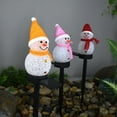 thumbnail image 3 of Solar Lights Christmas Solar Powered LED Light Decor Outdoor Garden Stake Yellow, 3 of 9