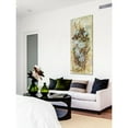 thumbnail image 4 of Marmont Hill "Floral Frenzy Blue I" Painting Print on Canvas, 4 of 5