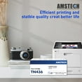 thumbnail image 3 of Amstech 1-Pack Compatible Toner Cartridge for Brother TN-436 TN436 TN-436BK for Brother HL-L8360CDW L8360CDWT L9310CDW MFC-L8900CDW L9570CDW Printer(Black), 3 of 6