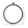thumbnail image 2 of HINTRMENT Embroidery Frame Tool 1 Pcs Multi Color Fabric Fixing for Quilting Tasks, 2 of 8