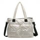 thumbnail image 1 of Bolso de mano acolchado para mujer, lujoso bolso de mano a cuadros, bolso de mano acolchado, ligero, de algodón, para invierno, 1 of 6