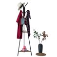 thumbnail image 4 of Perchero de Metal con Diseño Retro y Estilo Árbol, 6 Ganchos y 2 Estantes, Ideal para Entrada, Dormitorio u Oficina, Fácil de Montar y Ahorra Espacio., 4 of 7