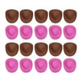 thumbnail image 1 of 60 mini sombreros de plástico, sombreros de vaquero en miniatura, sombreros para muñecas, vestidos de muñecas, accesorios para hacer uno mismo., 1 of 6