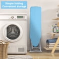 thumbnail image 2 of Baellsa Ironing Board, 42-Inch Desktop Ironing Board with Iron Holder, Foldable&Space-Saving, Heat-Resistant Cover, Blue, 2 of 7