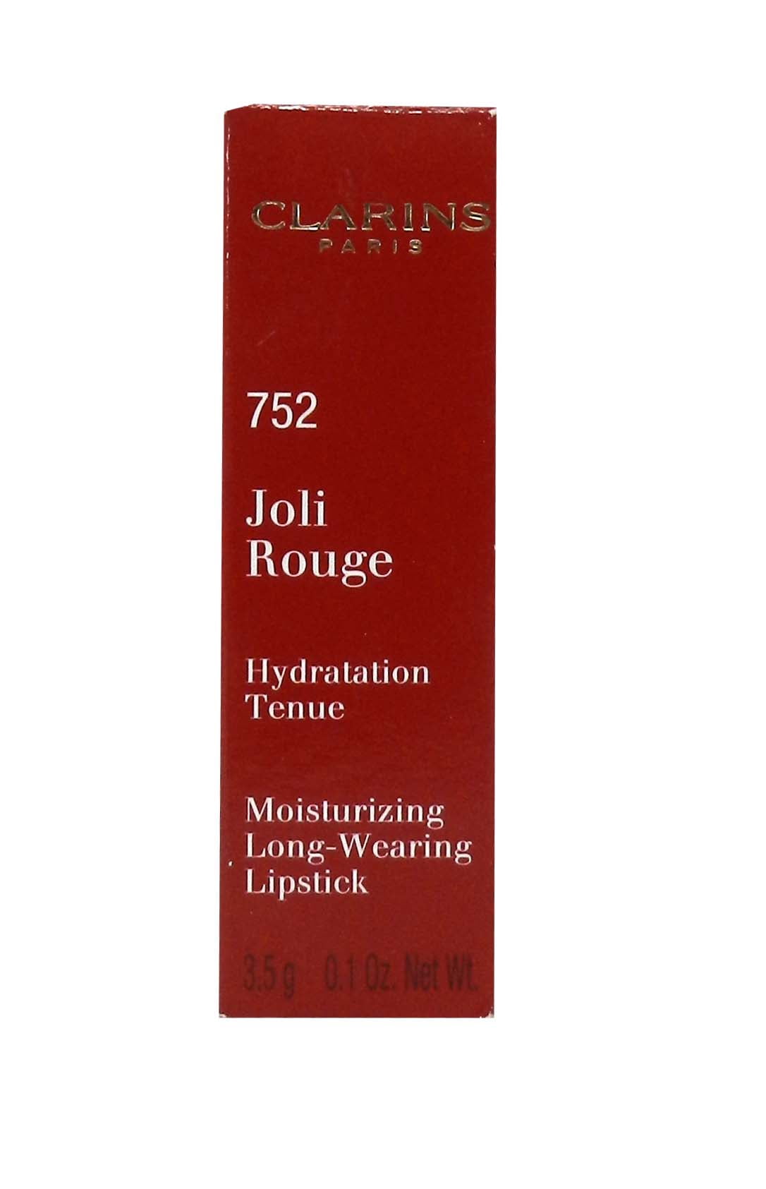 Clarins Joli Rouge Moisturizing Long-Wearing Lipstick 752 Rosewood 0.1 Ounce